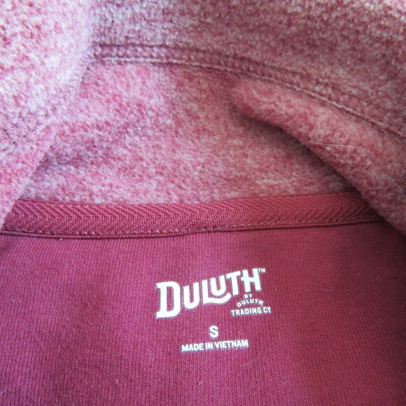 DULUTH TRADING CO Frost Lake Fleece Tunic Raspberry Red Outdoor Gorpcore Sz S - Picture 15 of 15
